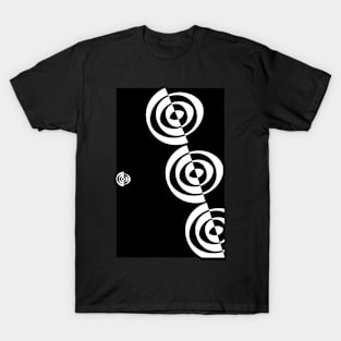 black n white spirals T-Shirt